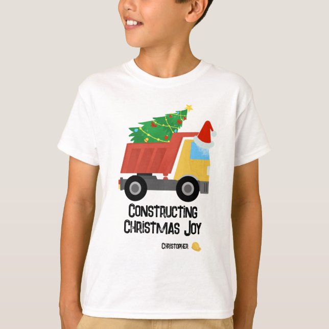 Camiseta Construcción de Navidades Alegría Construcción de  (Anverso)
