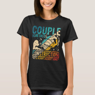 Camiseta Construcción de obras de construcción de minas