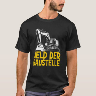 Camiseta Construcción de paro de excavador de la construcci