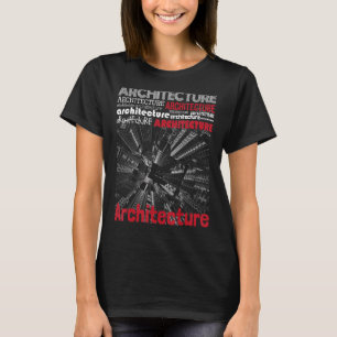 Camiseta Construcción de un ingeniero arquitectónico