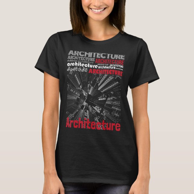 Camiseta Construcción de un ingeniero arquitectónico (Anverso)