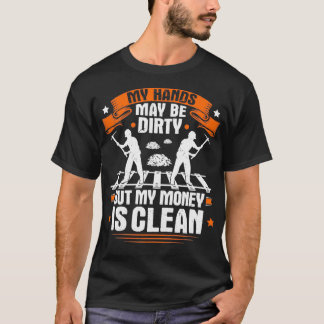 Camiseta Construcción de vías férreas de nivel de vías de t