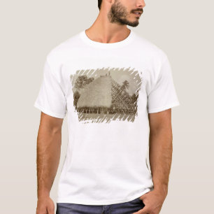 Camiseta Construcción de viviendas en Samoa, c.1875 (foto