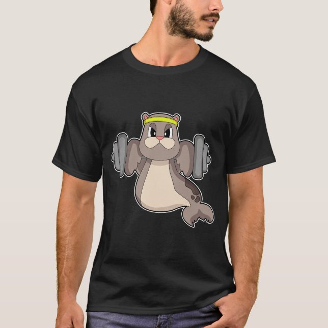 Camiseta Construcción del cuerpo del precinto Dumbbell Body (Anverso)