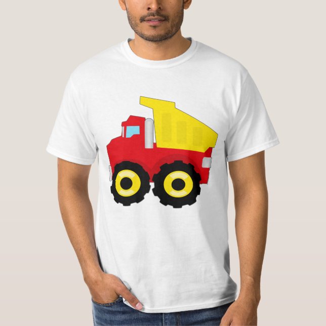 Camiseta Construcción Dumptruck de los niños (Anverso)
