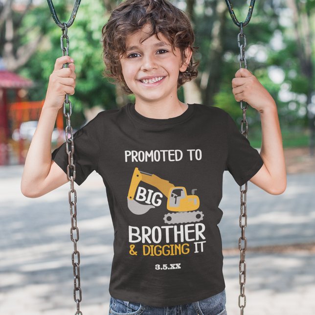 Camiseta Construcción Gran Hermano cavando en ella v2 niño (Subido por el creador)
