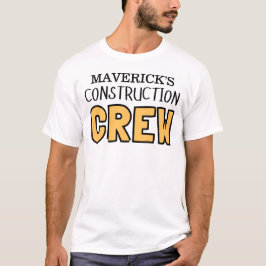 Camiseta Construcción Niños amarillos Dump Camión Cumpleaño