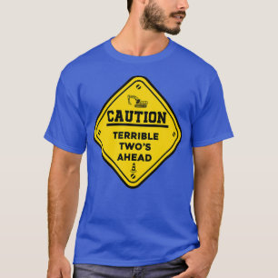 Camiseta Construcción Niños de cumpleaños Precaución Terrib