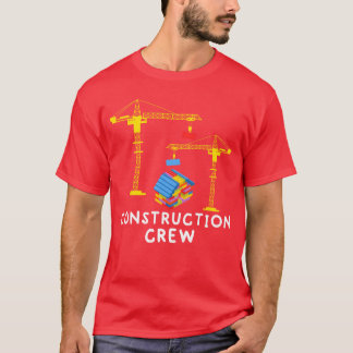 Camiseta Construction Crew Bricklayer Building Blocks Maste