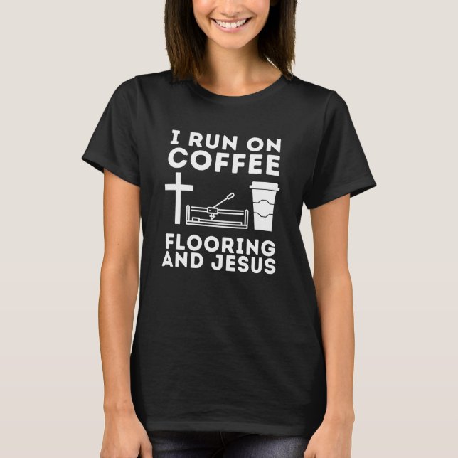 Camiseta Construction Floor Installer Flooring Contractor (Anverso)