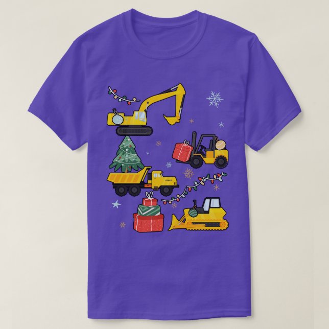 Camiseta Construction Site Christmas  (Diseño del anverso)