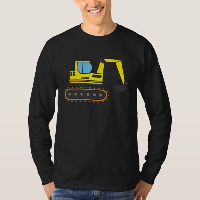 Camiseta Construction site  idea u2013 diggers love digging (Anverso)