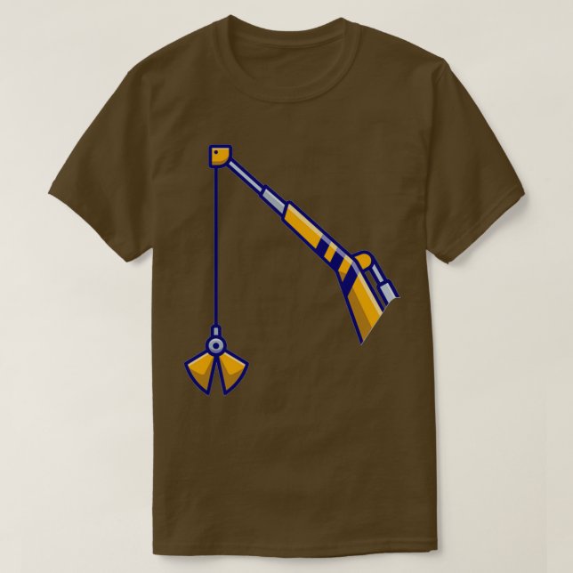 Camiseta Construction Site Toddlers Kids Crane Bulldozer Di (Diseño del anverso)