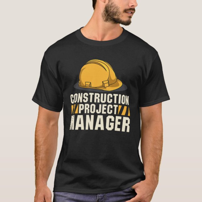 Camiseta Construction Work Construction Project Manager Dad (Anverso)