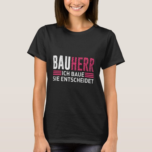 Camiseta Constructor Construyo tú decides propia casa Const (Anverso)