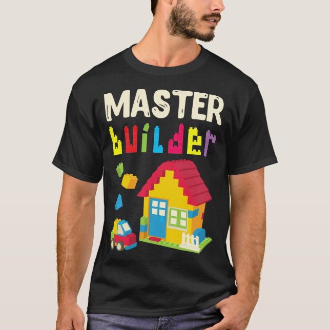 Camiseta Constructor de casa de juguetes padre (Anverso)