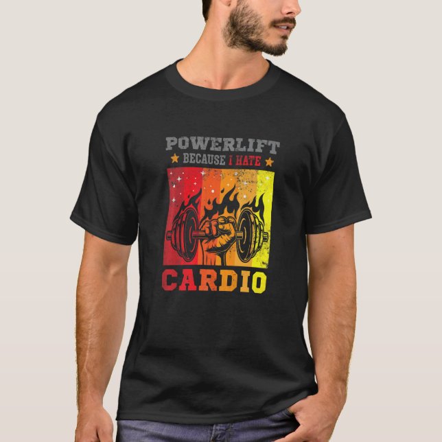 Camiseta Constructor De Cuerpos Y Levantamiento De Poderoso (Anverso)