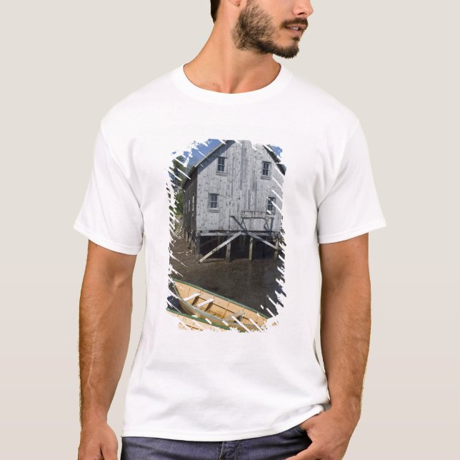 Camiseta Constructor de dory, Lunenburg, Nueva Escocia, Can (Anverso)