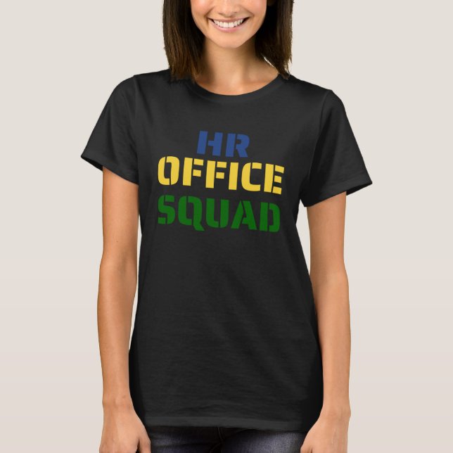 Camiseta Constructor de equipos de RH Office Squad (Anverso)