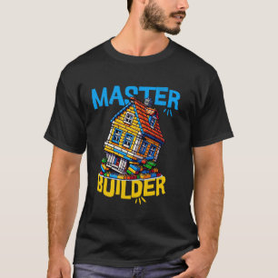 Camiseta Constructor de ladrillos maestro constructor de le