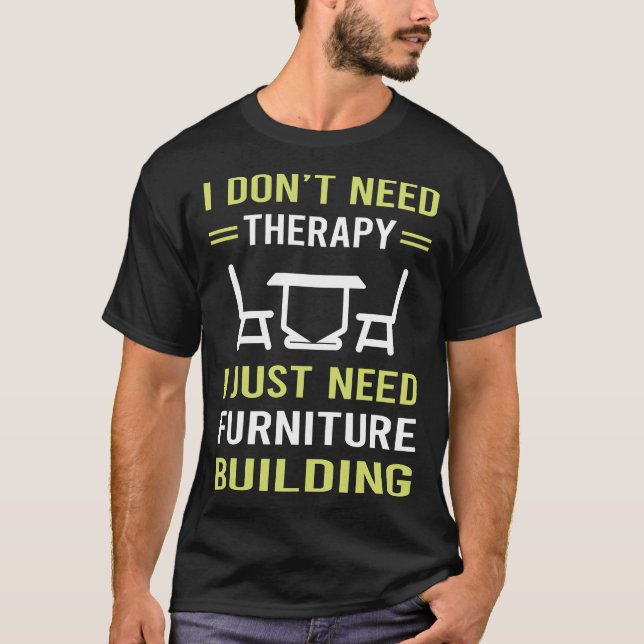 Camiseta Constructor de muebles Carpintería Carpintero (Anverso)