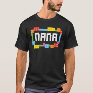 Camiseta Constructor maestro Nana Bricks Blocks Building Fa