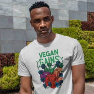 Camiseta Constructores de cuerpos vegetales Vegan