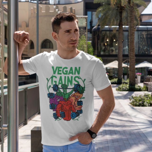 Camiseta Constructores de cuerpos vegetales Vegan (Subido por el creador)