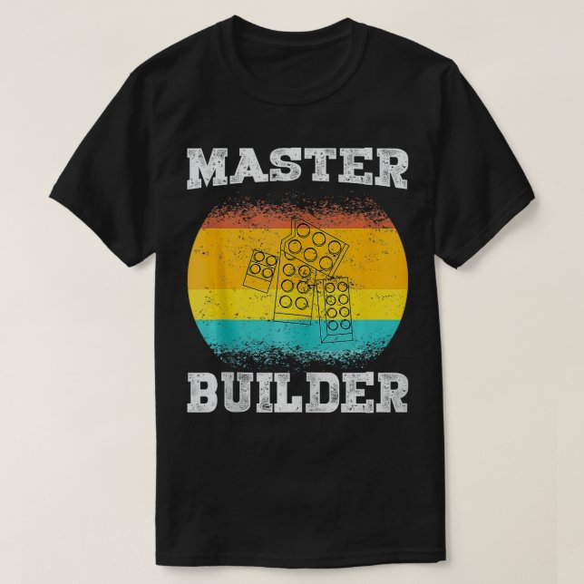 Camiseta Constructores de ladrillos para maestros de época (Diseño del anverso)