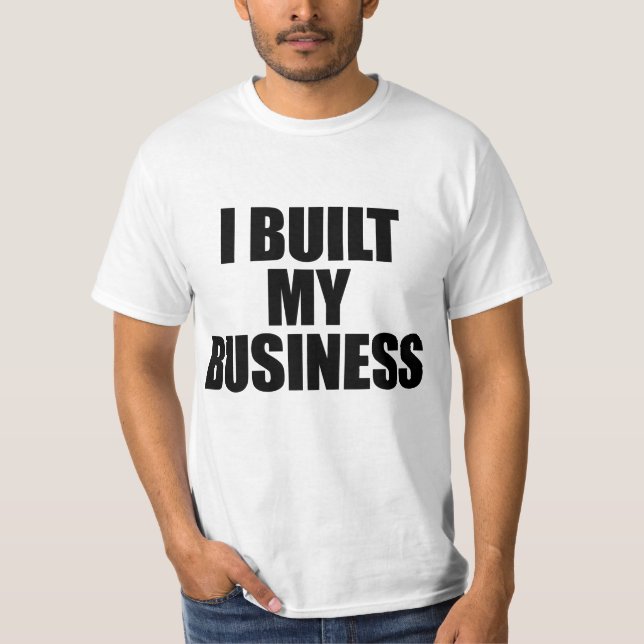 Camiseta Construí mi negocio (Anverso)