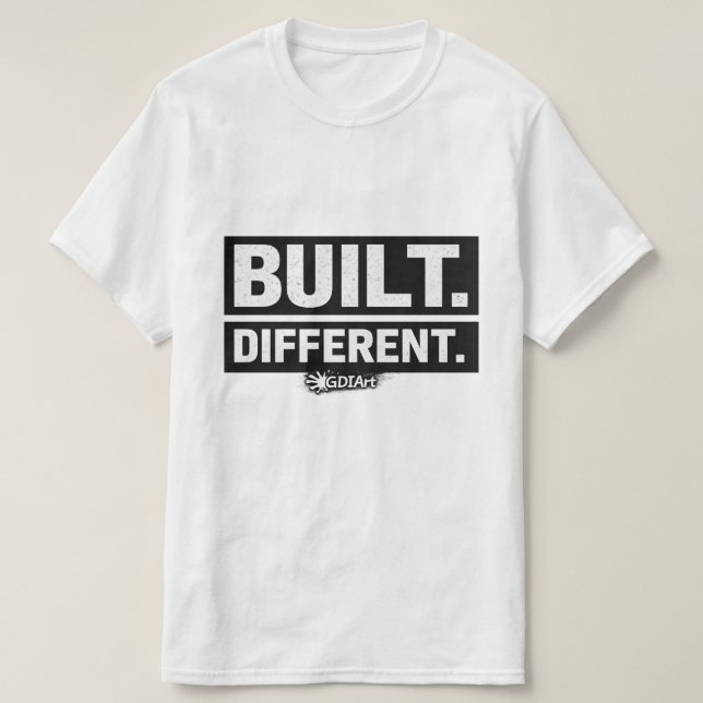 Camiseta - CONSTRUIDO DIFERENTE (Diseño del anverso)