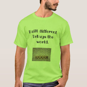 Camiseta Construido Diferente. Debugs the World Tee for Cod
