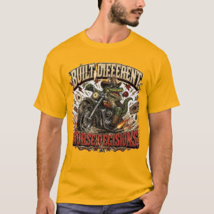 Camiseta Construido Diferente Humor Vaquero de Peores Decis