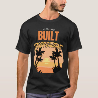 Camiseta Construido Diferente Tee de Playa Palm 1989