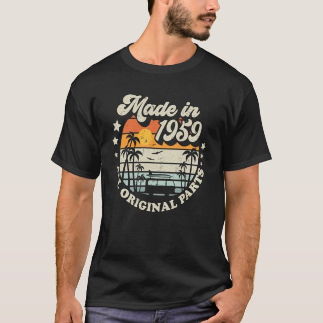 Camiseta Construido En 1959, Todas Las Partes Originales So (Anverso)
