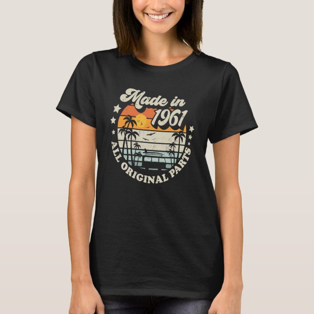Camiseta Construido En 1961, Todas Las Partes Originales So (Anverso)