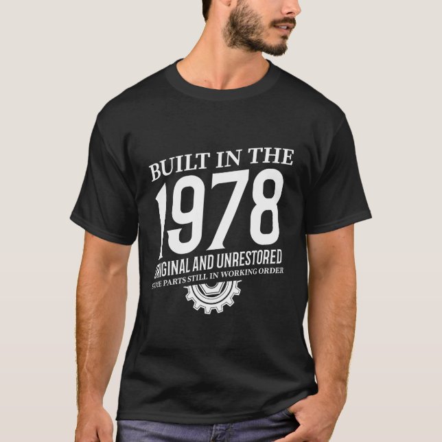 Camiseta Construido En 1978 (Anverso)