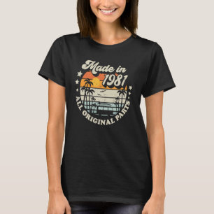 Camiseta Construido En 1981, Todas Las Partes Originales So