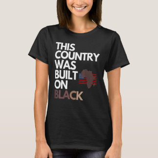 Camiseta Construido en el Día de la Independencia Negra