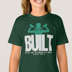 Camiseta Construido - Espíritu Santo Verde Gráfico Espiritu