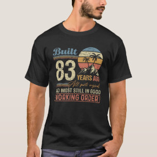Camiseta Construido Hace 83 Años Todas Las Piezas Original 