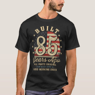 Camiseta Construido hace 85 años Cumpleaños divertido 85 Es