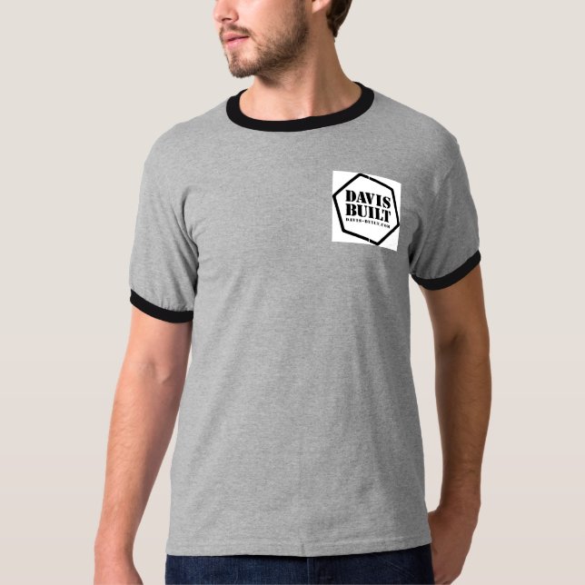 Camiseta CONSTRUIDO. NO COMPRADO. (negro/gris) (Anverso)