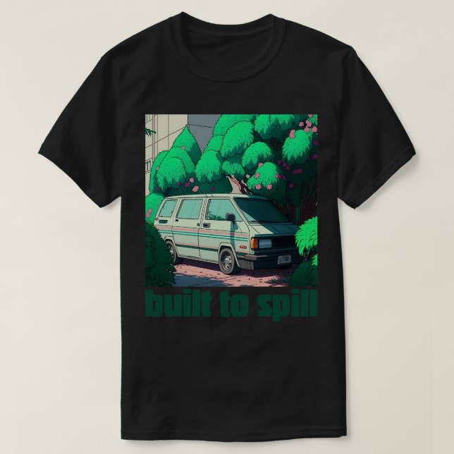 Camiseta Construido Para Derramar La Pintura Original Del V (Diseño del anverso)
