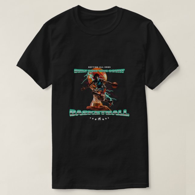 CAMISETA CONSTRUIDO PARA LA CANCHA, BALONCESTO (Diseño del anverso)