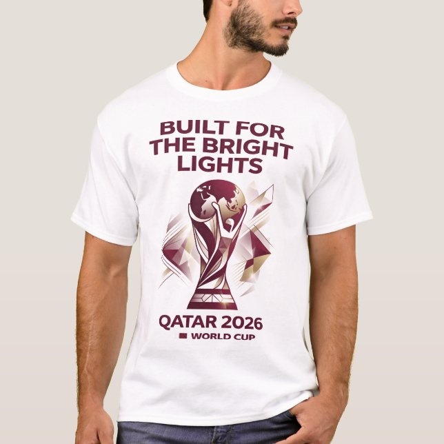 Camiseta Construido para las luces brillantes (Anverso)