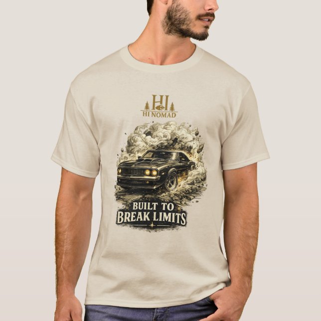 Camiseta Construido Para Romper Límites - Drift de Muscle C (Anverso)