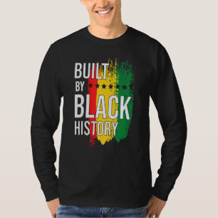 Camiseta Construido por Black History Blackity Black