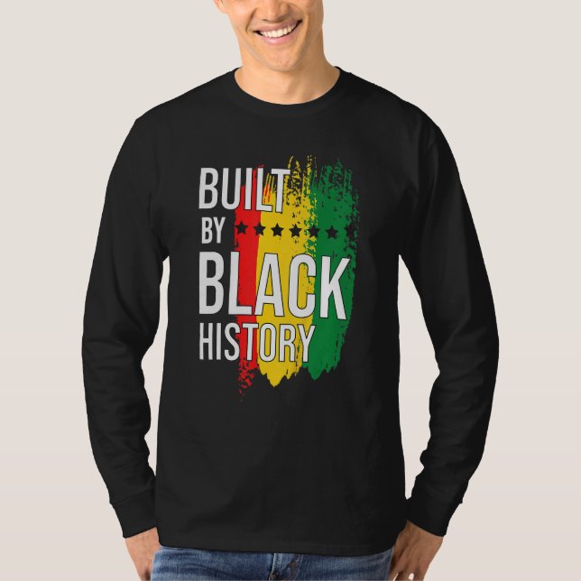 Camiseta Construido por Black History Blackity Black (Anverso)