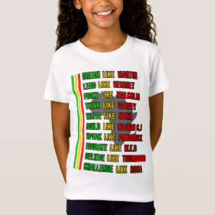 Camiseta Construido por el Mes de la Historia Negra Enseñan